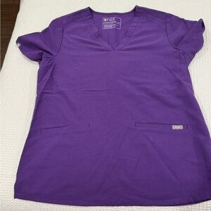 figs ultra violet scrub top, 2 pocket